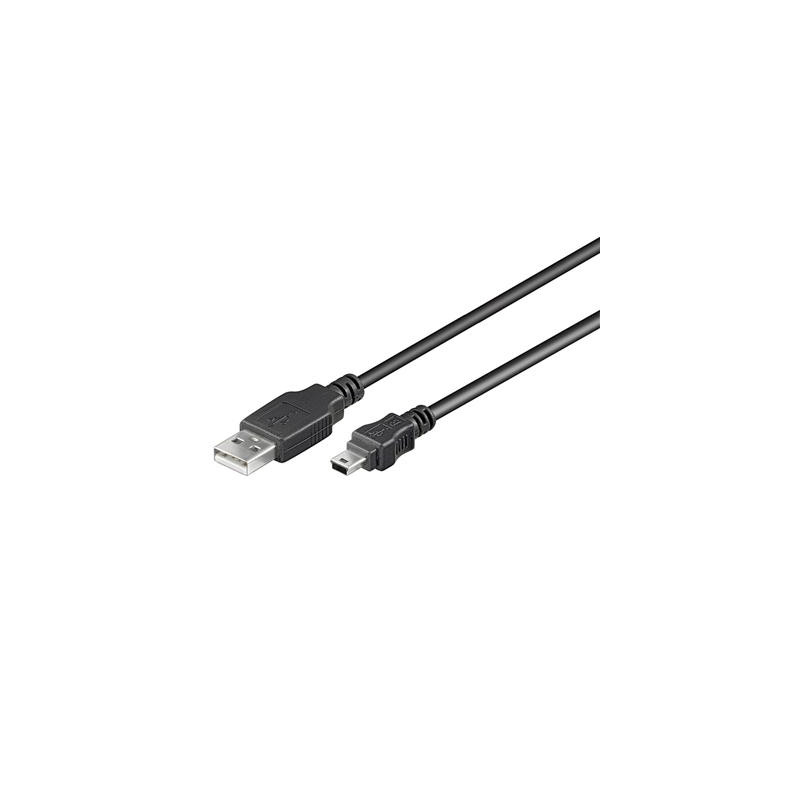 PremiumCord Kabel USB 2.0, A-B mini, 5pinů, 1m