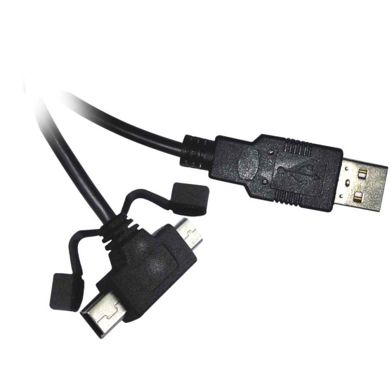 PremiumCord Kabel micro USB+mini USB 5pin, 1.8m