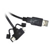PremiumCord Kabel micro USB+mini USB 5pin, 1.8m