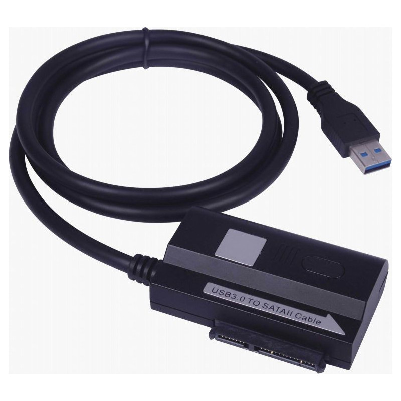 PremiumCord USB 3.0 - SATA adaptér s kabelem, napájecí adaptér