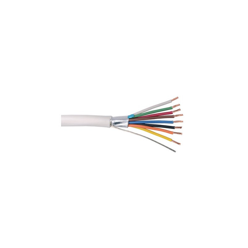 PremiumCord Kabel LYCY 10 žil 1m
