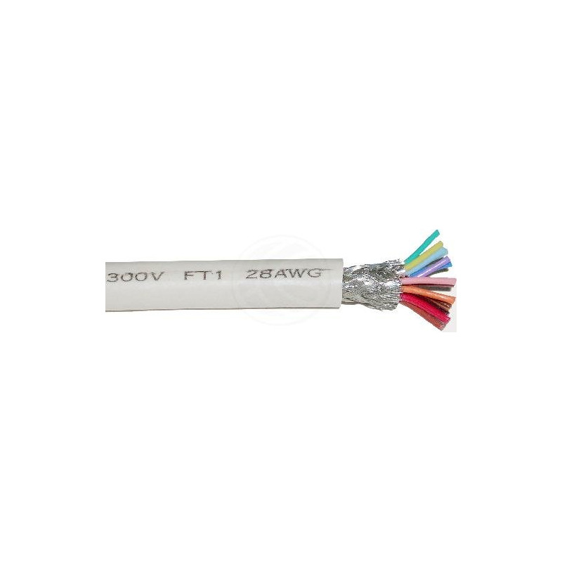 PremiumCord Kabel LYCY 15 žil 1m