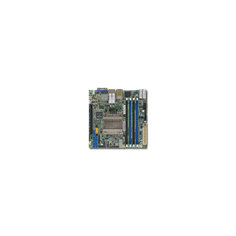 SUPERMICRO mini-ITX MB Xeon D-1537 (8-core), 4x DDR4 ECC RDIMM,6xSATA3.0, 1x PCI-E 3.0 x16, 2x10GbE SFP+,2x1GbE,IPMI