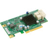 SUPERMICRO Supermicro add on card Low Profile 6.4Gb/s Dual-Port Gen 3 NVMe Internal Host Bus Adapter