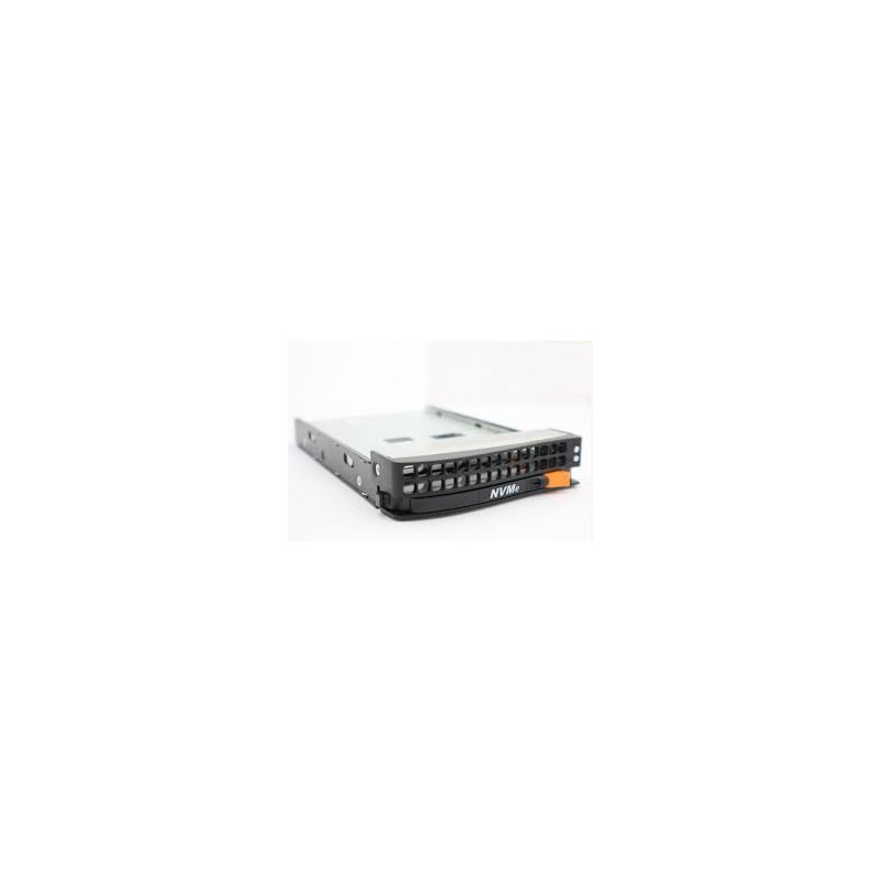 SUPERMICRO Black gen-5 3.5-to-2.5 NVMe drive tray, Orange tab (81x/82x sasi)