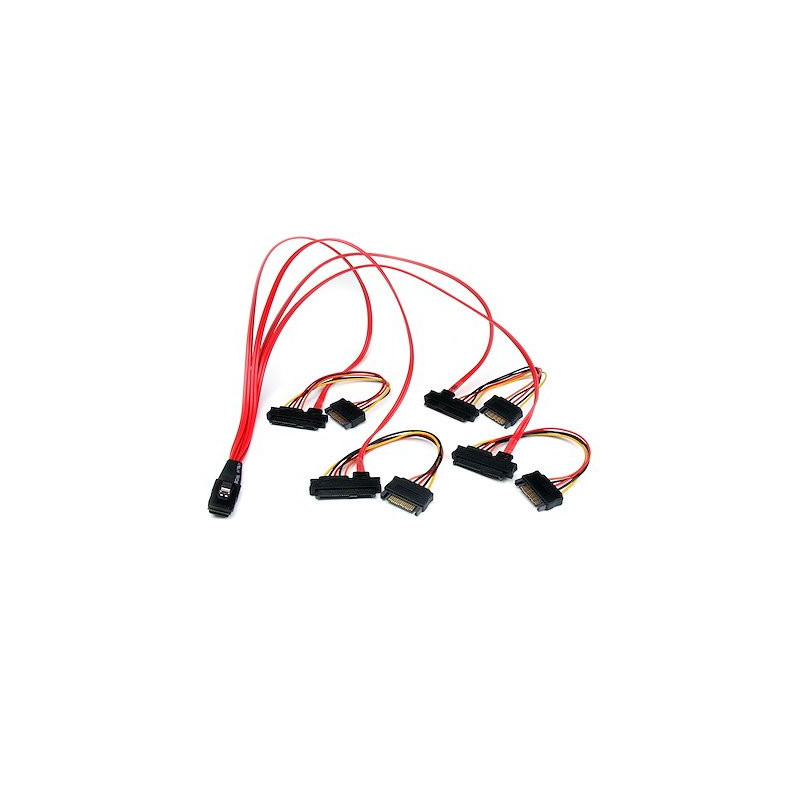 ARECA cable mini SAS 4i (SFF-8087) to 4x SAS (SFF-8482) 75cm