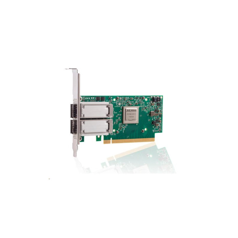 Nvidia Mellanox ConnectX-4 Lx EN network interface card, 25GbE dual-port SFP28, PCIe3.0 x8, tall bracket, ROHS R6