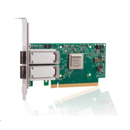 Nvidia Mellanox ConnectX-4 Lx EN network interface card, 25GbE dual-port SFP28, PCIe3.0 x8, tall bracket, ROHS R6
