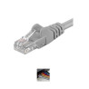 PremiumCord Patch kabel UTP RJ45-RJ45 level 5e 1m šedá