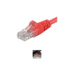 PremiumCord Patch kabel UTP RJ45-RJ45 level 5e 0.5m červená