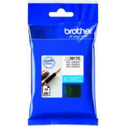 Brother LC-3617C, cartridge azure (550 str.)