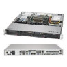 SUPERMICRO 1U server 1x LGA1151, iC236, 4x DDR4 ECC, 4x 3.5" HS SATA3, 350W, IPMI, 4x LAN
