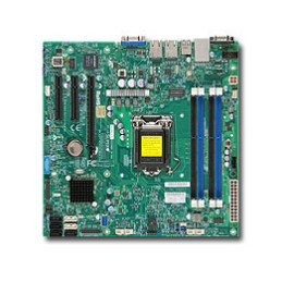 SUPERMICRO 1U server 1x LGA1151, iC236, 4x DDR4 ECC, 4x 3.5" HS SATA3, 350W, IPMI, 4x LAN