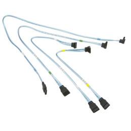 Supermicro SATA Set of Round Straight-Right Angle 56/45.5/35/23cm