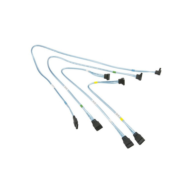 Supermicro SATA Set of Round Straight-Right Angle 56/45.5/35/23cm