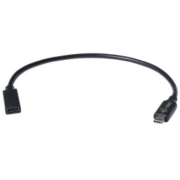 I-tec prodlužovací kabel USB 3.1 (Type-C)/ přenos obrazu až 4K / 60 Hz/ černý/ 30cm