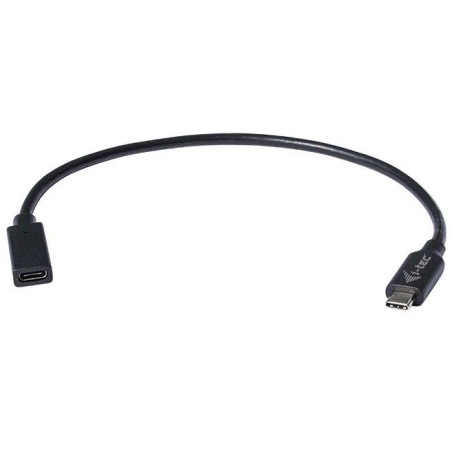 I-tec prodlužovací kabel USB 3.1 (Type-C)/ přenos obrazu až 4K / 60 Hz/ černý/ 30cm