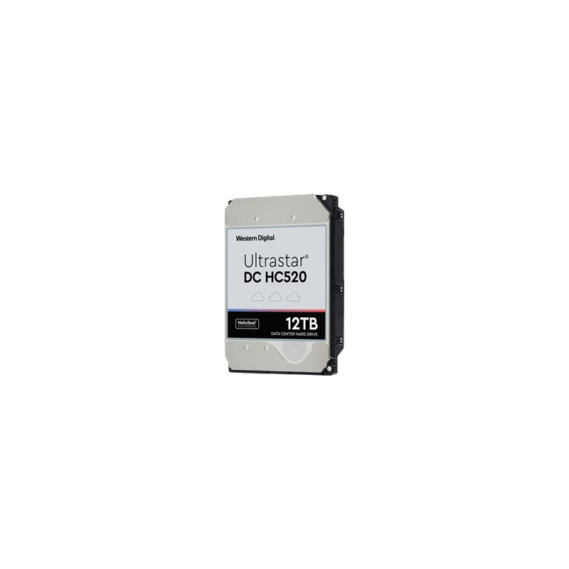 Western Digital Ultrastar DC HC520 3.5in 26.1MM 12000GB 256MB 7200RPM SAS ULTRA 512E SE P3
