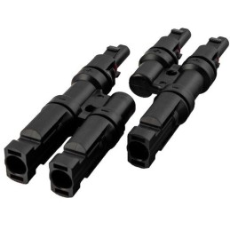 Solarmi MC4 T- rozbočovací konektor 1 na 2 (sada Male + Female)