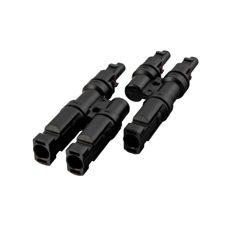 Solarmi MC4 T- rozbočovací konektor 1 na 2 (sada Male + Female)