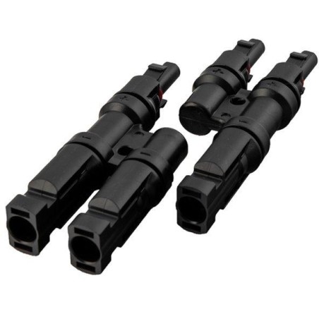 Solarmi MC4 T- rozbočovací konektor 1 na 2 (sada Male + Female)