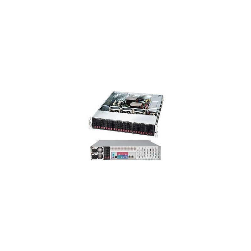SUPERMICRO 2U chassis 24x 2,5" HS SAS/SATA (6x SFF 8087), 2x920W