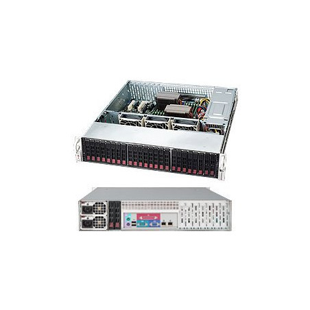 SUPERMICRO 2U chassis 24x 2,5" HS SAS/SATA (6x SFF 8087), 2x920W