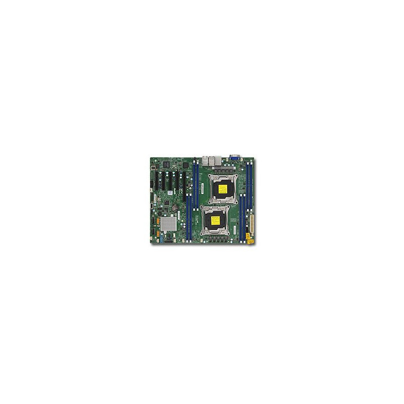SUPERMICRO MB 2xLGA2011-3, iC612 8x DDR4 ECC,10xSATA3,(PCI-E 3.0/1,2,1(x16,x8,x4)PCI-E 2.0/1(x4),4x LAN,IPMI