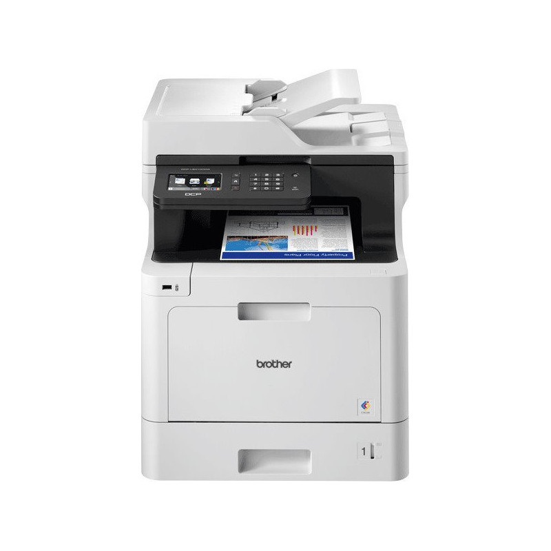 Brother laserová tiskárna DCP-L8410CDW - A4, 31str., 2400dpi, USB/WiFi/LAN/NFC, MF, duplex, ADF