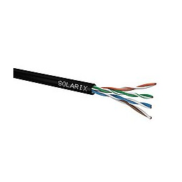 Solarix Instalační kabel CAT5E UTP PE Fca venkovní 305m/box SXKD-5E-UTP-PE