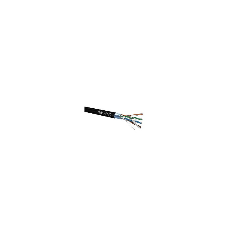 Solarix Instalační kabel CAT5E FTP PE Fca venkovní 305m/box SXKD-5E-FTP-PE