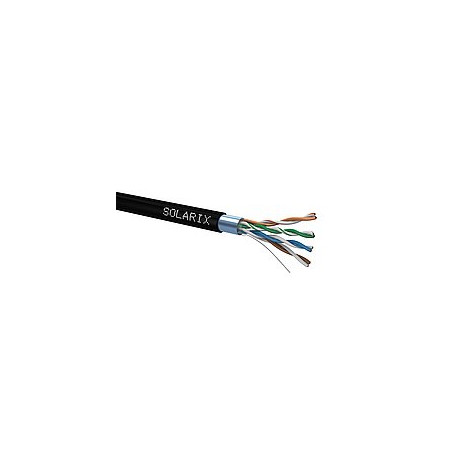 Solarix Instalační kabel CAT5E FTP PE Fca venkovní 305m/box SXKD-5E-FTP-PE