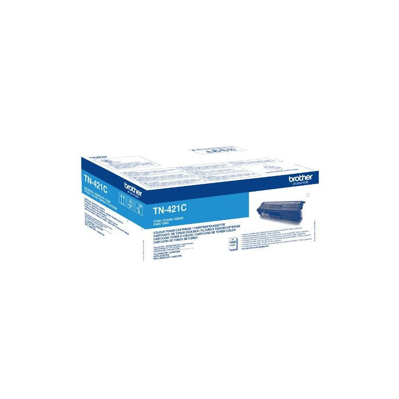Brother TN-421C, toner azure, 1 800 str.