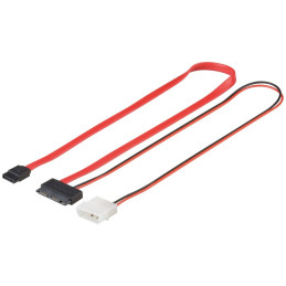 Premiumcord Kabel pro připojení disků s rozhraním Micro SATA (např. 4,6 cm / 1,8 "pevné disky) 1.5 GBits / 3 GBits