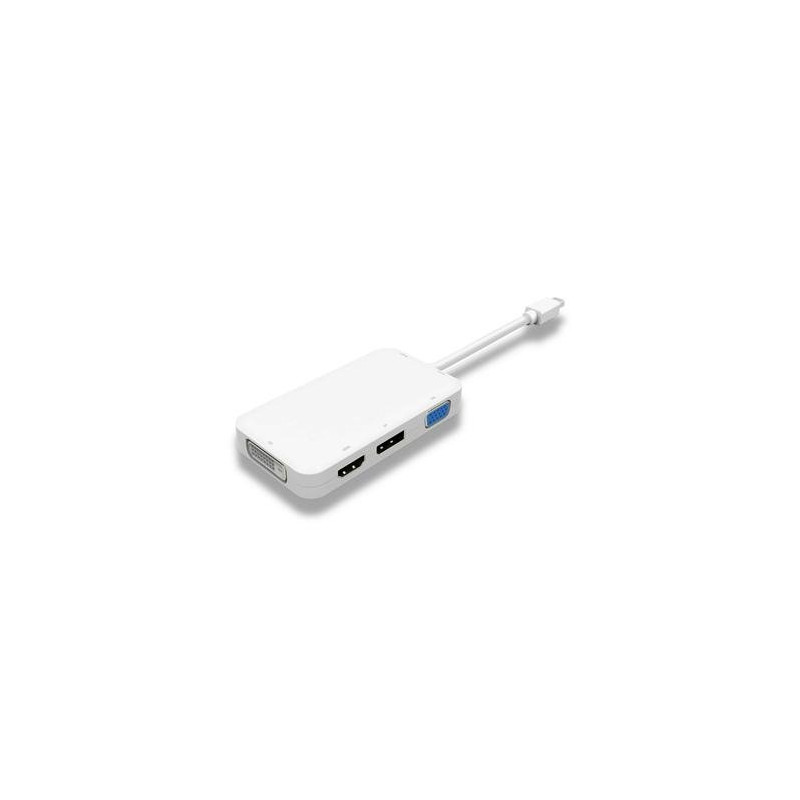 PremiumCord adaptér mini DisplayPort - DP + HDMI + DVI + VGA , 1080p, 4K*2K