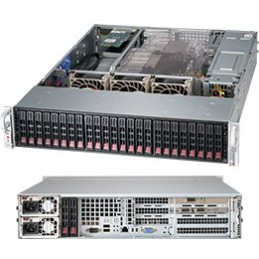 SUPERMICRO 2U chassis 24x 2,5" HS SAS/SATA (12Gb/s SAS3 Expander - 1x SFF 8643), 2x920W (80PLUS platinum), WIO