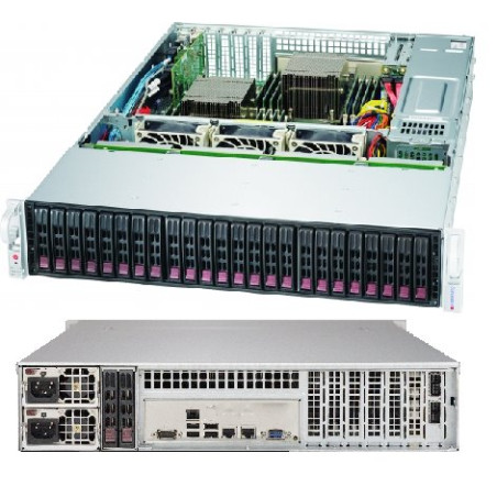 SUPERMICRO 2U chassis 24x 2,5" HS SAS/SATA (Dual SAS3 Expander - SFF 8643), 2x920W (80PLUS platinum)