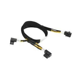 SUPERMICRO NVIDIA GeForce TitanX, GTX 980TI, GTX 1070, GTX 1080 Cable (right angle 8/6-pin PCIe 12V connector)
