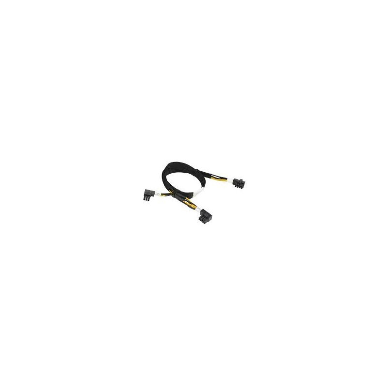 SUPERMICRO NVIDIA GeForce TitanX, GTX 980TI, GTX 1070, GTX 1080 Cable (right angle 8/6-pin PCIe 12V connector)