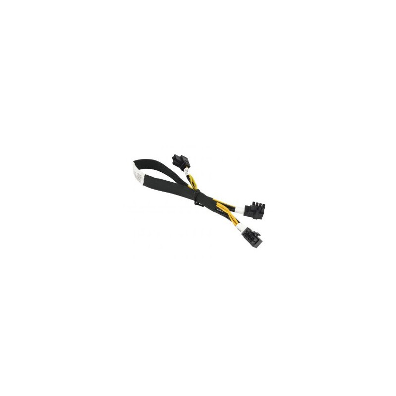 SUPERMICRO NVIDIA GeForce TitanX, GTX 980TI, GTX 1070, GTX 1080 Cable (right angle 8/6-pin PCIe 12V connector)