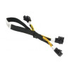 SUPERMICRO NVIDIA GeForce TitanX, GTX 980TI, GTX 1070, GTX 1080 Cable (right angle 8/6-pin PCIe 12V connector)