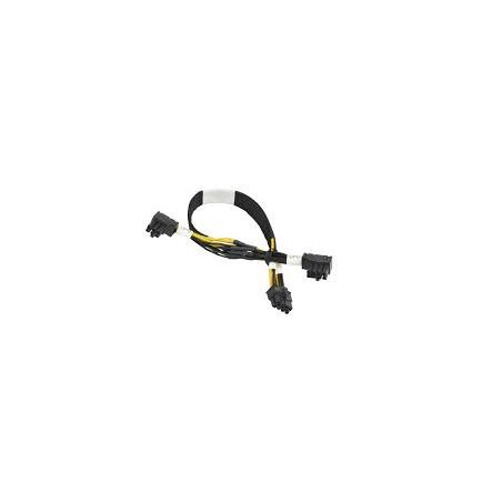 SUPERMICRO NVIDIA GeForce TitanX, GTX 980TI, GTX 1070, GTX 1080 Cable (right angle 8/6-pin PCIe 12V connector)