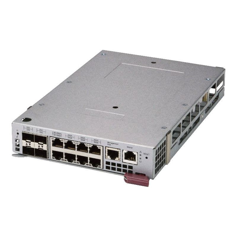 SUPERMICRO MicroBlade Switch Module (MBM-GEM-004) 4x 10Gbps SFP+ and 8x 1Gbps RJ45