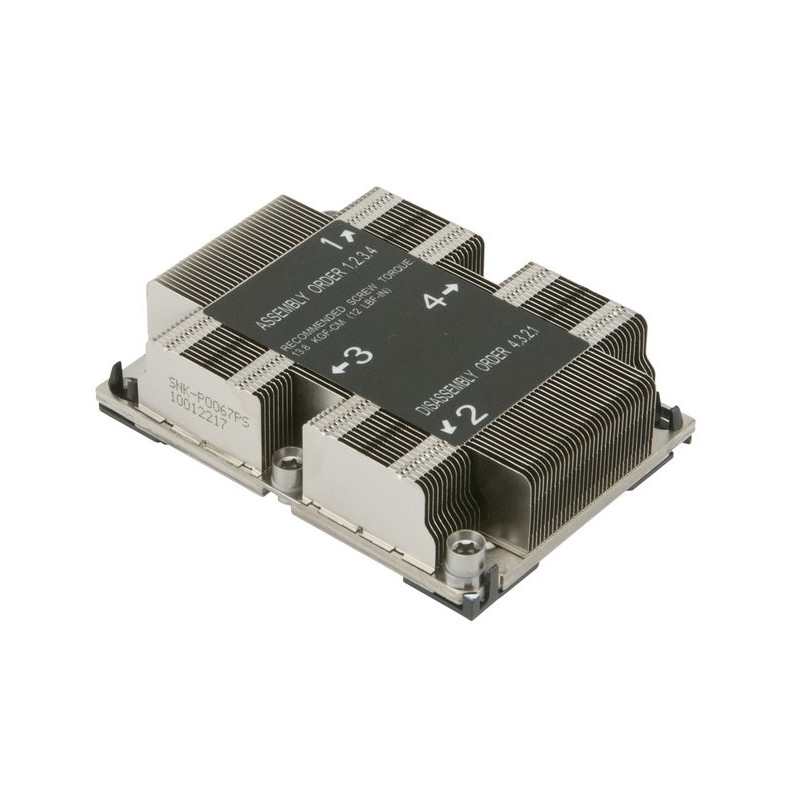 SUPERMICRO X11 Purley Platform CPU Heat Sink for 1U systems