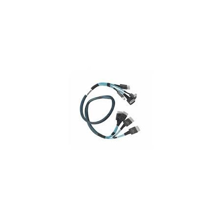 INTEL 755mm long, Cable Kit Oculink 2U 4 port Switch Card for Riser 1 or 2 to Left Drive Bay