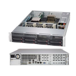 SUPERMICRO 2U chassis 8x 3,5" HS SAS/SATA, 600W (80PLUS Platinum), WIO