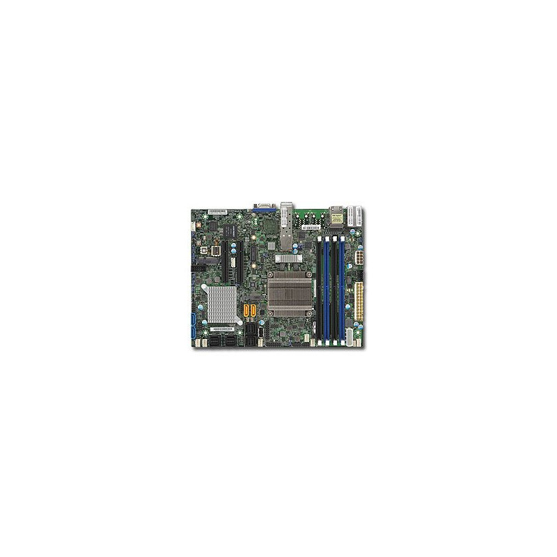 SUPERMICRO mini-ITX MB Xeon D-1537 (8-core), 4x DDR4 ECC DIMM,6xSATA,16xSAS3,2x PCI-E 3.0 x8, 2x10Gb SFP+ LAN,IPMI