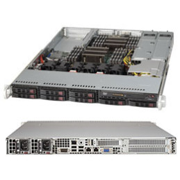SUPERMICRO 1U chassis for X11, 8x 2,5" HS SAS/SATA, 2x700/750W, WIO