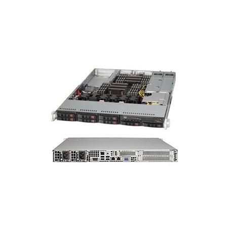 SUPERMICRO 1U chassis for X11, 8x 2,5" HS SAS/SATA, 2x700/750W, WIO