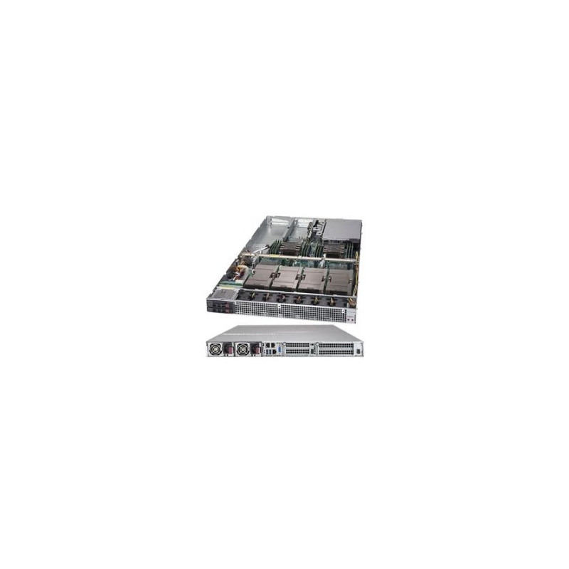 SUPERMICRO 1U GPU server 2x 6130, 12x 32GB DDR4-2666, 1,6TB P3600, 4x Tesla P100 NVlink